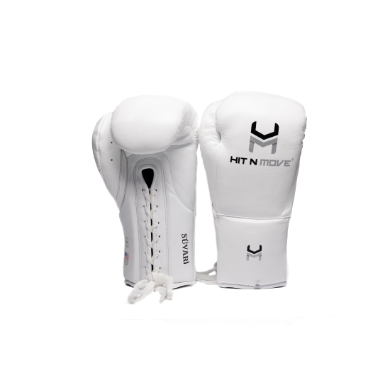 Guantes de boxeo Hir N Move Suvari de cuerda y crin de caballo color blanco