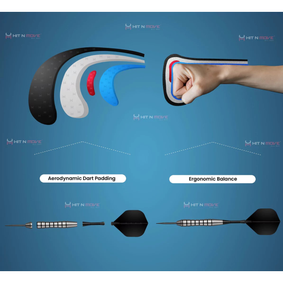 Guantes de Boxeo HIT N MOVE All Day  Pro Agility - Cuerdas Negro/Rojo