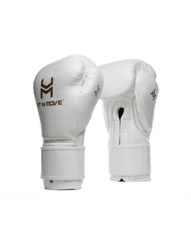Guantes de Boxeo HIT N MOVE All Day® Pro Balance - Velcro color blanco