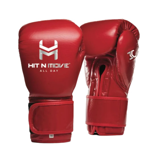 Guantes de Boxeo HIT N MOVE All Day® Pro Balance - Velcro color rojo
