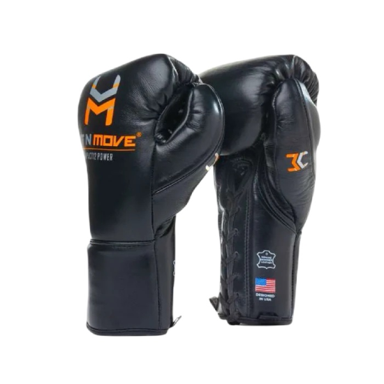 Guantes de boxeo Hit N Move Compact 12 oz negro