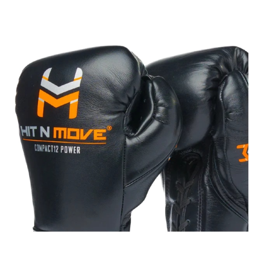 Guantes de boxeo Hit N Move Compact 12 oz negro