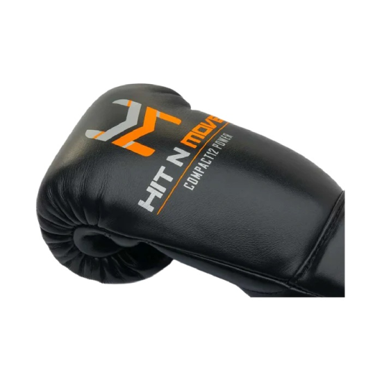 Guantes de boxeo Hit N Move Compact 12 oz negro