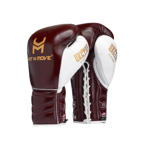 Guantes de boxeo Hit N Move Vector color Burdeos (PREVENTA)