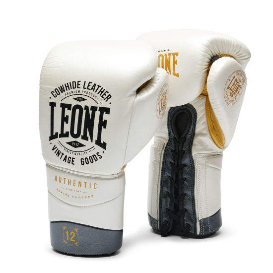 Guantes de Boxeo Leone 1947 "Authentic 2" Blanco marfil GN116L