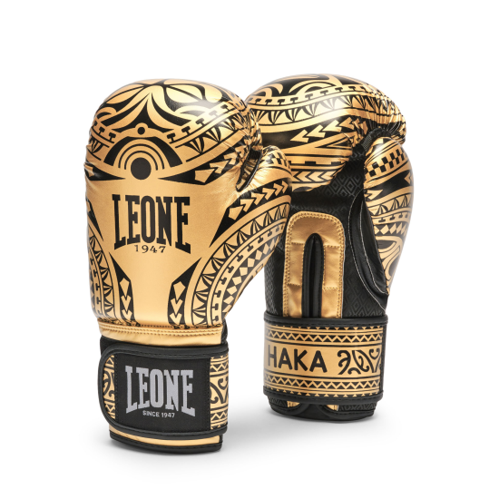 Guantes de Boxeo Leone 1947 "Haka" Color dorado GN329