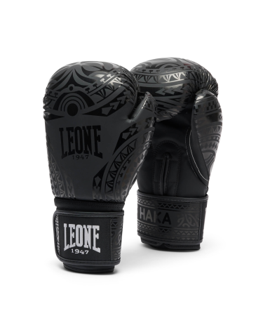 Guantes de Boxeo Leone 1947 "Haka" Color negro GN329 Mujer