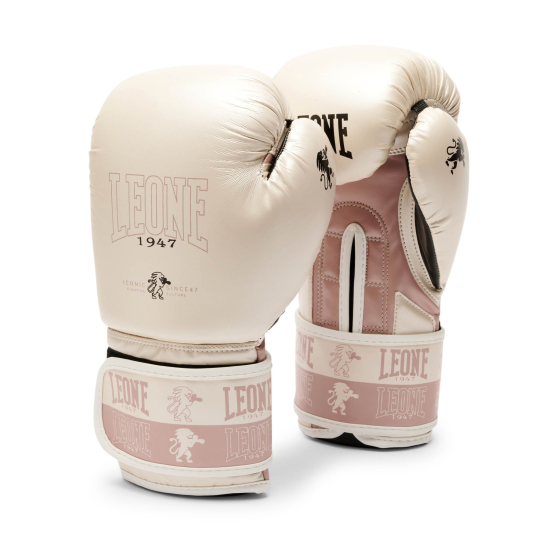 Guantes de Boxeo Leone 1947 "Iconic" color rosa GN312 talla M