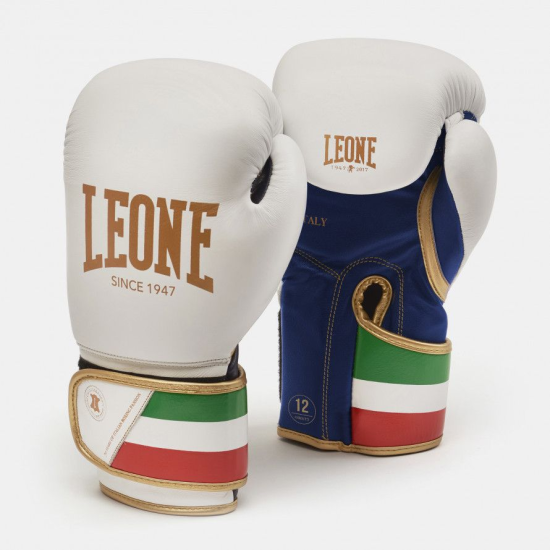 Guantes de Boxeo Leone 1947 "Italy 47" Color Blanco GN039