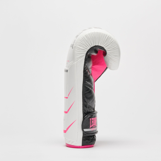 Guantes de Boxeo Leone 1947 "Revo Fluo" Color Blanco GN110F
