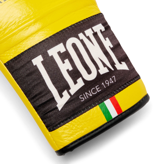 Guantes de Boxeo Leone 1947 "Shock Plus" Color amarillo GN102L