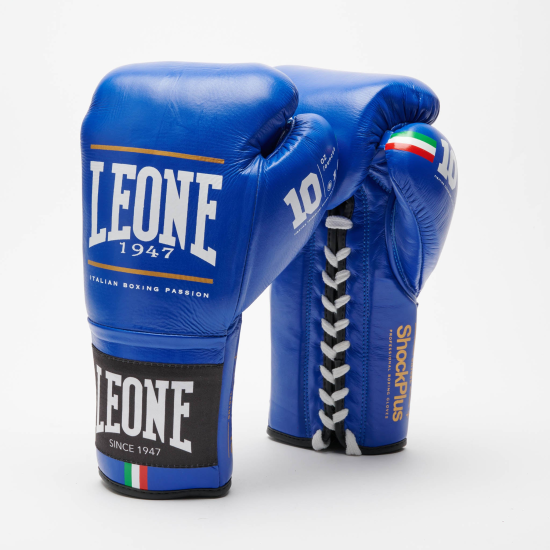Guantes de Boxeo Leone 1947 "Shock Plus" Color azul GN102L