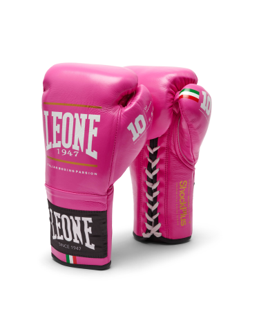 Guantes de Boxeo Leone 1947 "Shock Plus" Color rosa GN102L