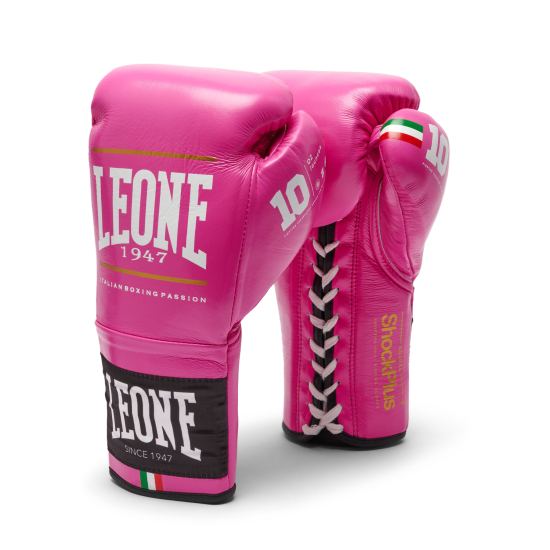 Guantes de Boxeo Leone 1947 "Shock Plus" Color rosa GN102L