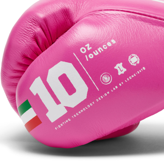 Guantes de Boxeo Leone 1947 "Shock Plus" Color rosa GN102L