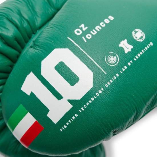 Guantes de Boxeo Leone 1947 "Shock Plus" Color verde GN102L