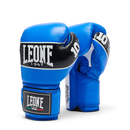 Guantes de boxeo Leone 1947 Shock Pro GN057 azul