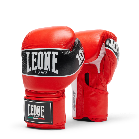 Guantes de boxeo Leone 1947 Shock Pro GN057 rojo