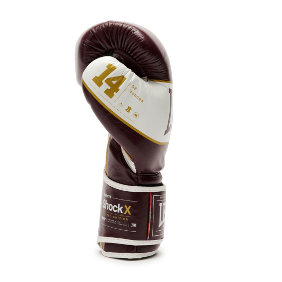 Guantes de Boxeo Leone 1947 "Shock X" Color Burdeos GN047X  edicion limitada