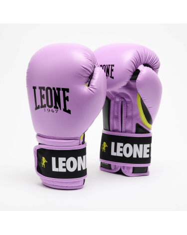 Guantes de boxeo Leone 1947 Stripe 47 GN209 Violeta