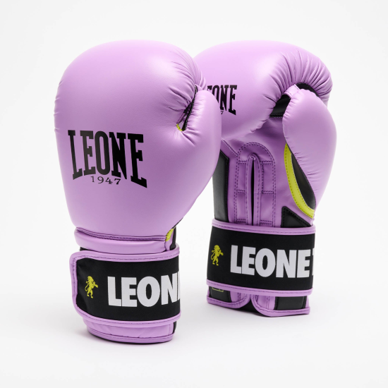 Guantes de boxeo Leone 1947 Stripe 47 GN209 Violeta
