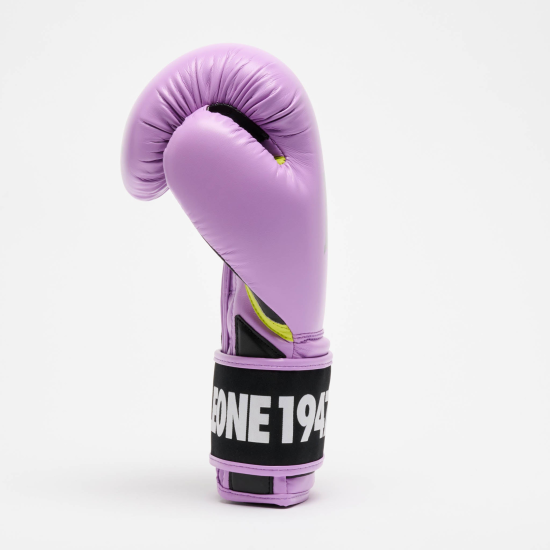 Guantes de boxeo Leone 1947 Stripe 47 GN209 Violeta 10/M