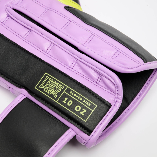 Guantes de boxeo Leone 1947 Stripe 47 GN209 Violeta