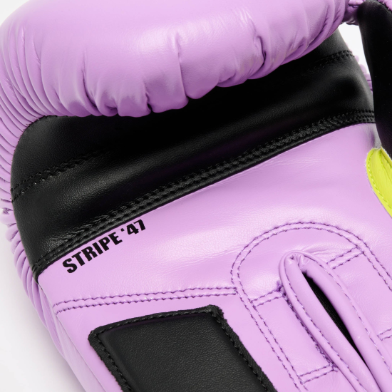 Guantes de boxeo Leone 1947 Stripe 47 GN209 Violeta