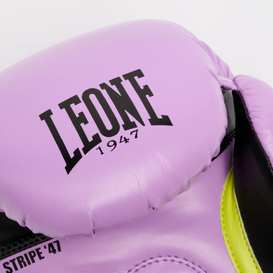 Guantes de boxeo Leone 1947 Stripe 47 GN209 Violeta 10/M