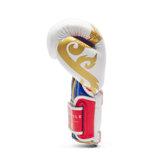 Guantes de Boxeo Leone 1947 "Thai Style" GN114 blanco