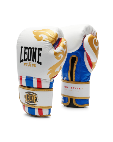 Guantes de Boxeo Leone 1947 "Thai Style" GN114 blanco