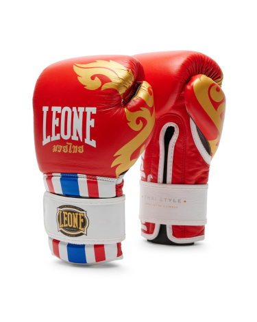 Guantes de Boxeo Leone 1947 "Thai Style" GN114 Rojo