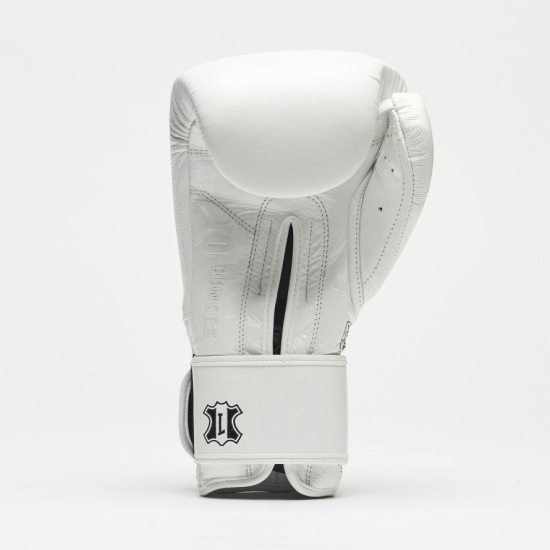 Guantes de Boxeo Leone 1947 "The Greatest" Color Blanco GN111 velcro