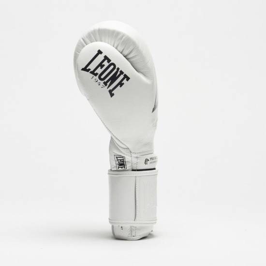 Guantes de Boxeo Leone 1947 "The Greatest" Color Blanco GN111 velcro