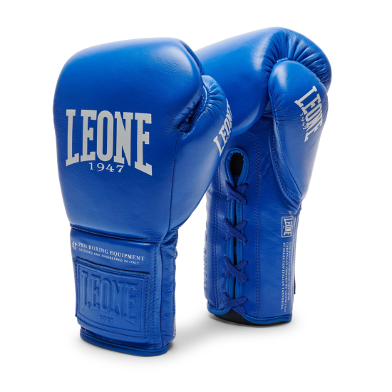 Guantes de Boxeo Leone 1947 "The Greatest" cuerdas azul GN111L
