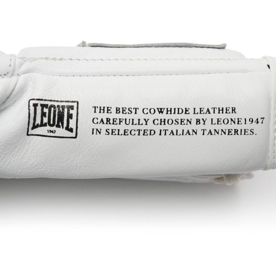 Guantes de Boxeo Leone 1947 "The Greatest" cuerdas blanco GN111L