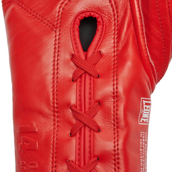 Guantes de Boxeo Leone 1947 "The Greatest" cuerdas rojo GN111L