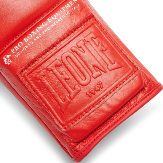 Guantes de Boxeo Leone 1947 "The Greatest" cuerdas rojo GN111L
