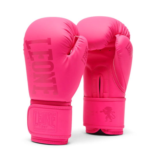 Guantes de boxeo Leone 1947 "Tone X" GN058 color Fucsia 10 Oz