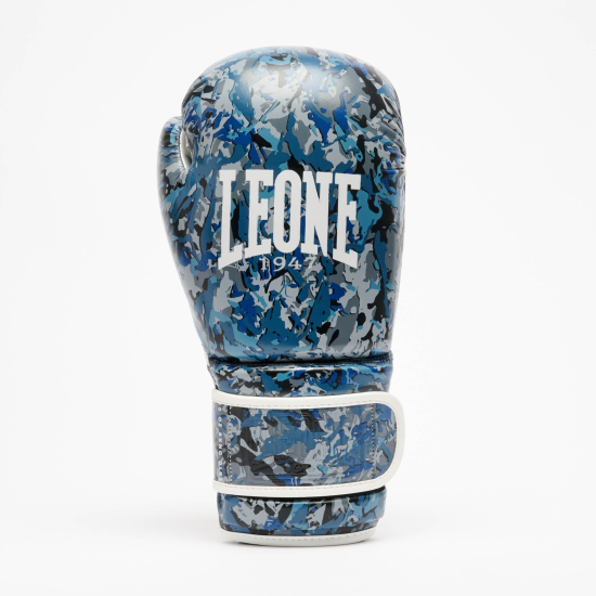 Guantes de boxeo Leone 1947 Urban Fighter azul camo GN309