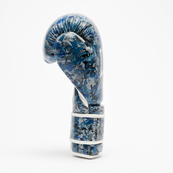 Guantes de boxeo Leone 1947 Urban Fighter azul camo GN309