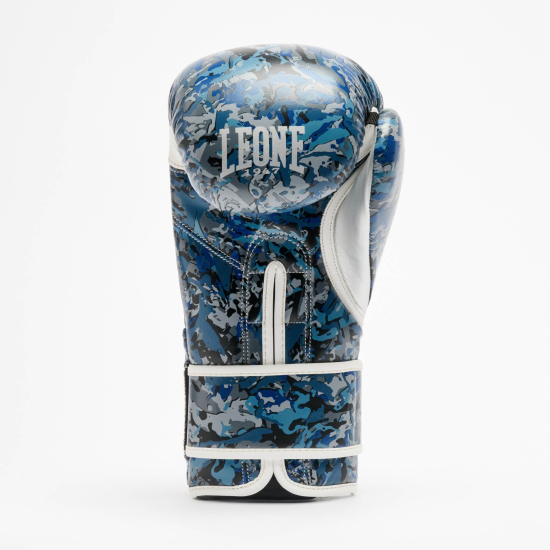 Guantes de boxeo Leone 1947 Urban Fighter azul camo GN309