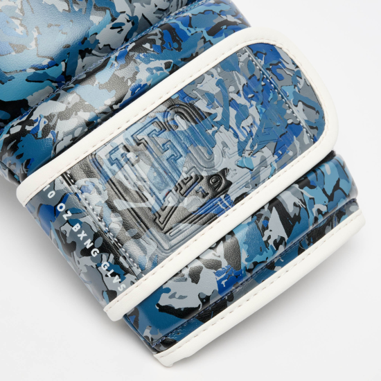 Guantes de boxeo Leone 1947 Urban Fighter azul camo GN309