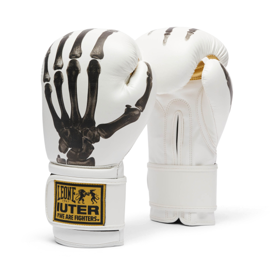 Guantes de boxeo Leone 1947 x Iuter GN01U blanco