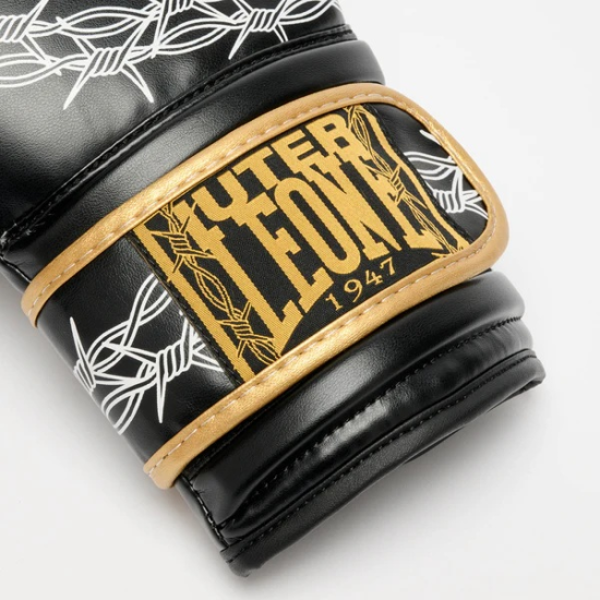 Guantes de boxeo Leone Iuter Barbed wire negro GN02
