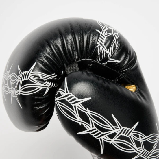 Guantes de boxeo Leone Iuter Barbed wire negro GN02