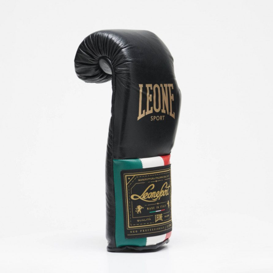 Guantes de boxeo Leone Sport "Orlando" Cuerdas color negro