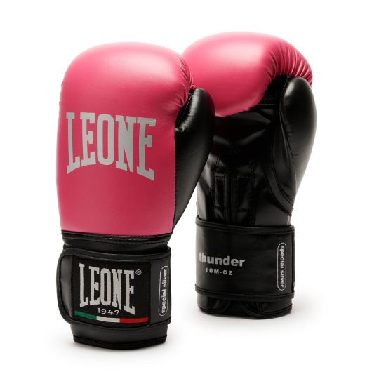 Guantes de Boxeo Leone "Thunder" Color fucsia GN383
