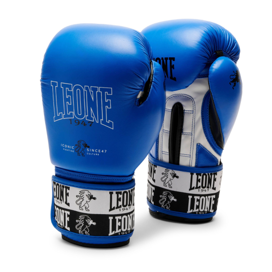 Guantes de Boxeo Leone1947 "Iconic" Color azul GN208