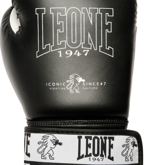 Guantes de Boxeo Leone1947 "Iconic" Color negro GN208